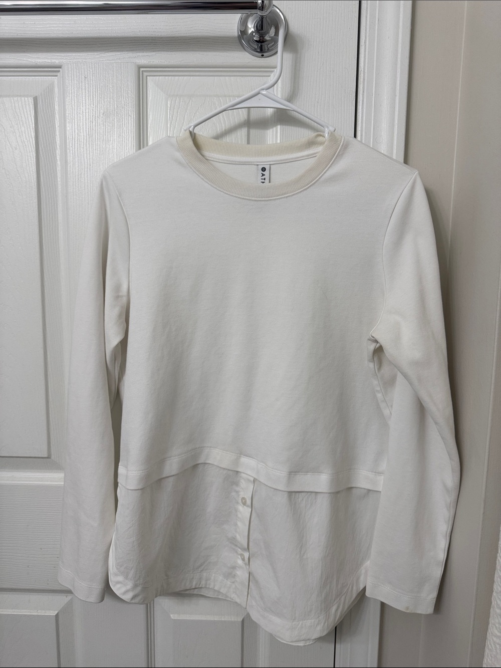 Athleta Layered-Look Long Sleeve Top